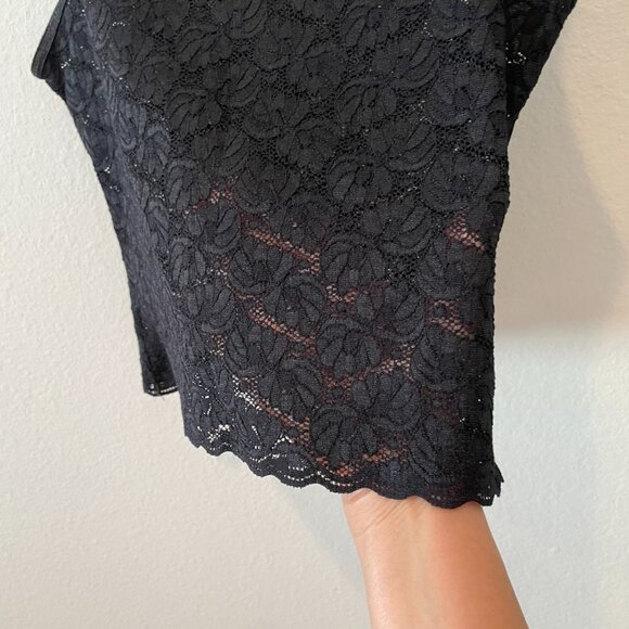 Unique Lingerie Lace's Camisole Black.  Size: S - Picture 3 of 5